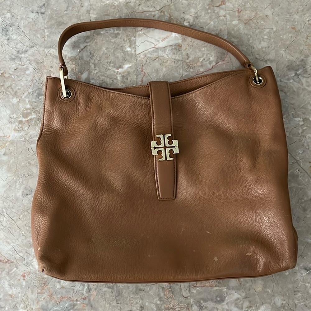 Tory Burch shoulder bag in brown/tan